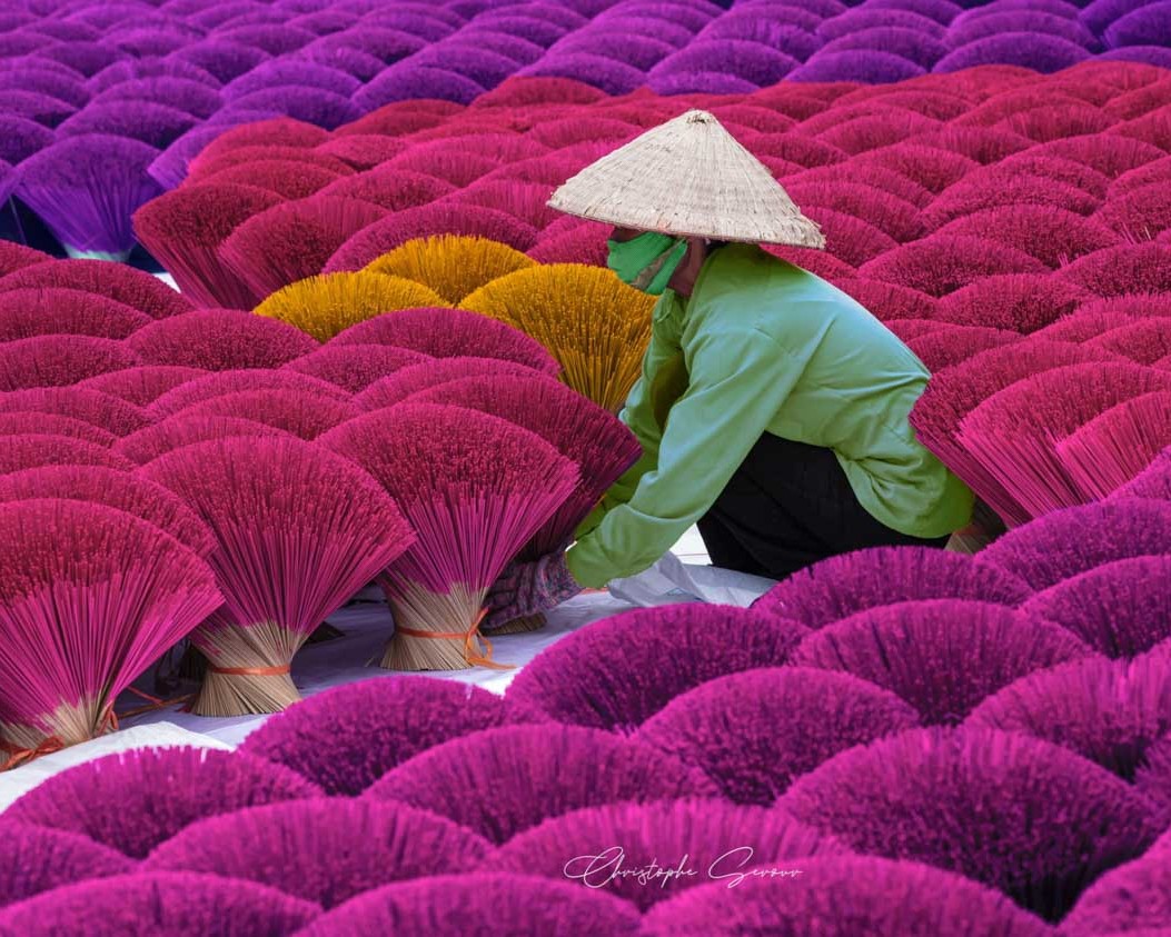 photo de paysage, vietnam, voyage, couleur