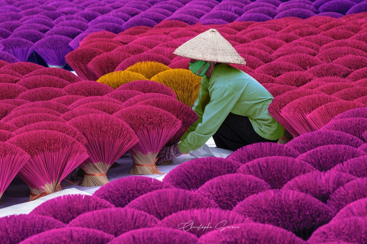 photo de paysage, vietnam, voyage, couleur